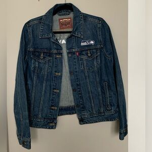 Levis Seattle Seahawks Jean Jacket